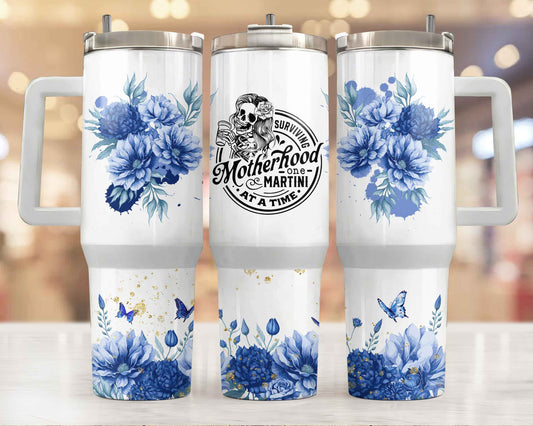 Surviving Motherhood 40oz Stainless Steel Tumbler