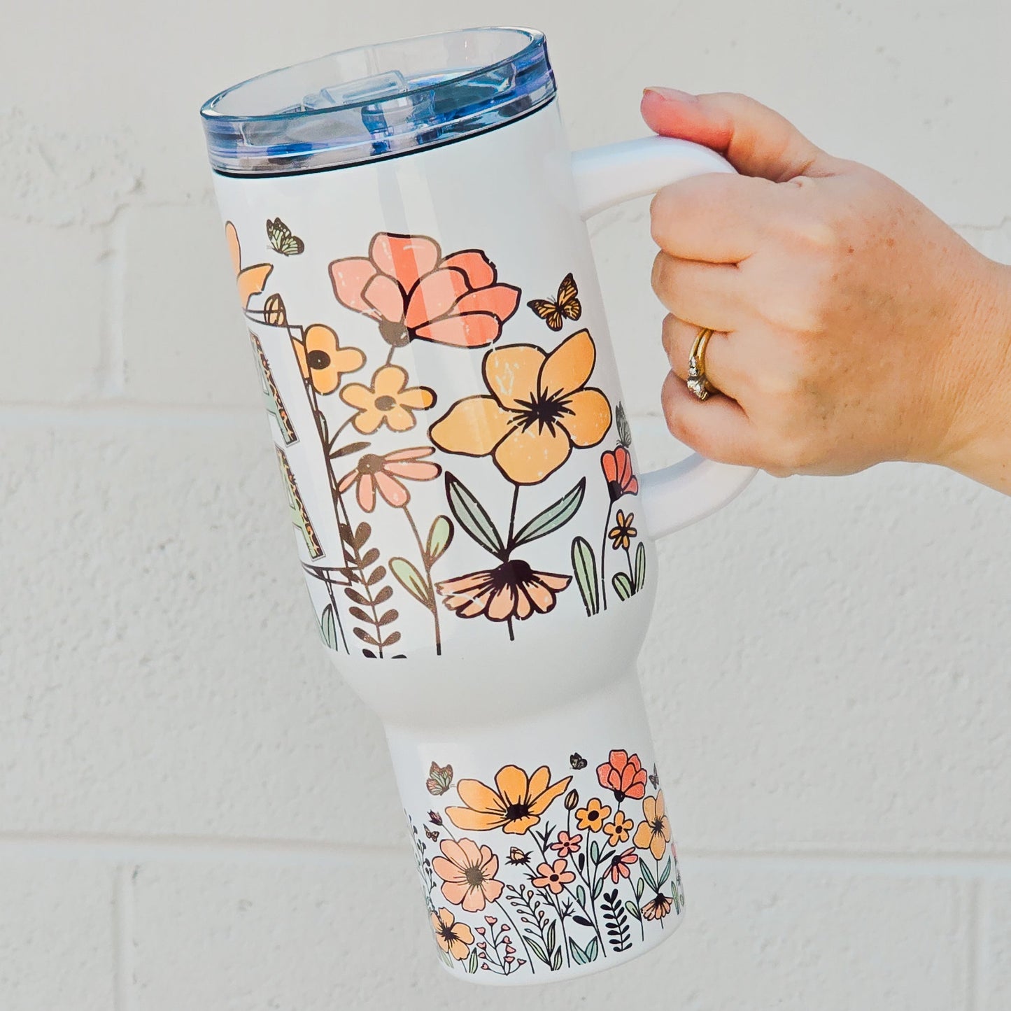 Blooming Mama 40oz Tumbler