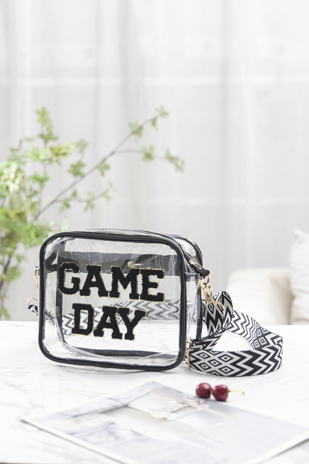 Zenana GAME DAY Stadium Approved Transparent Crossbody Bag - Kittybear Krafts