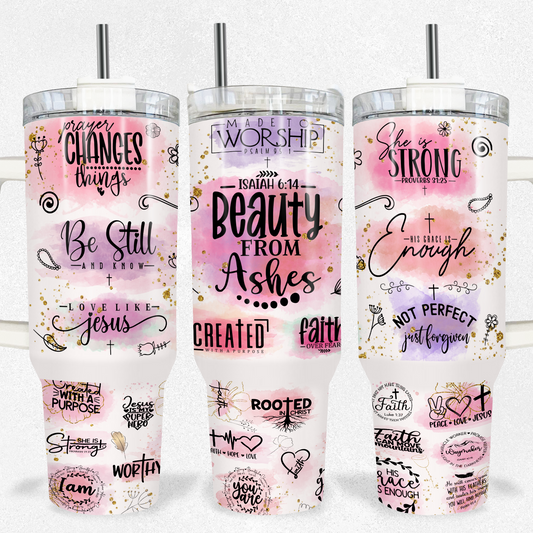 Beauty From Ashes 40oz Tumbler