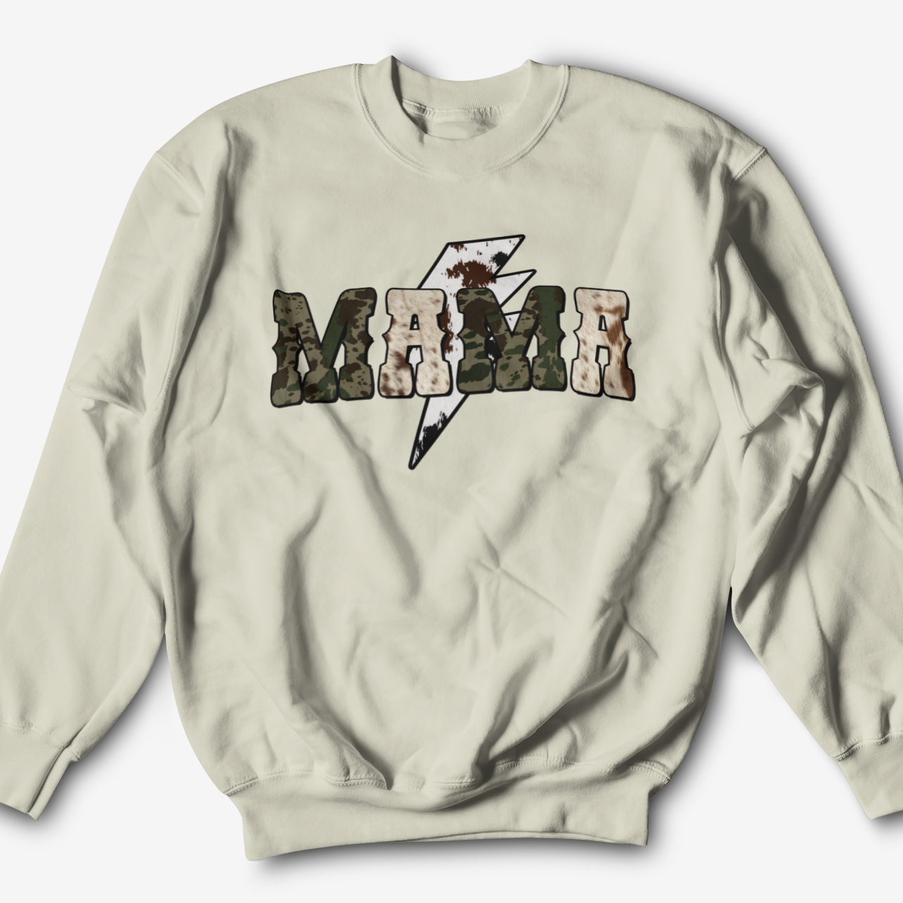 Cowhide Mama Western Graphic Sweatshirt