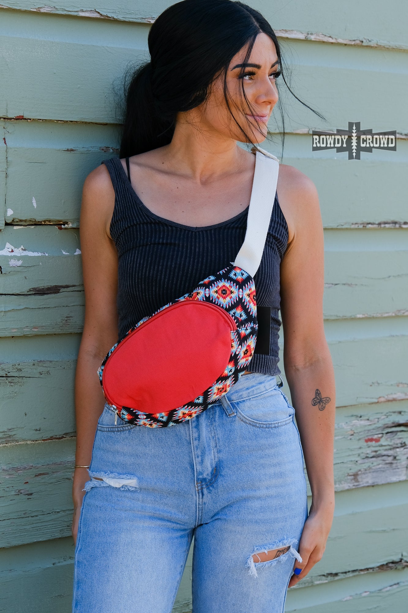 Fancy Western Aztec Print Fanny Pack