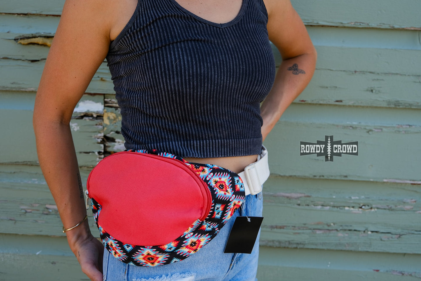 Fancy Western Aztec Print Fanny Pack