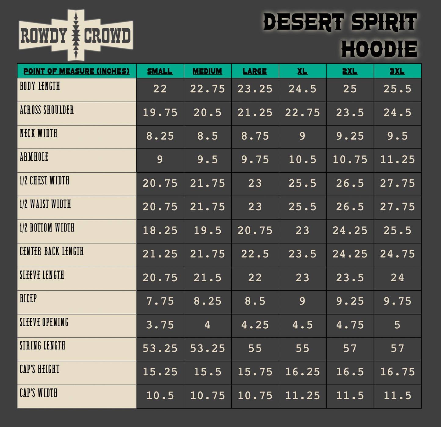 Desert Spirit Western Hoodie