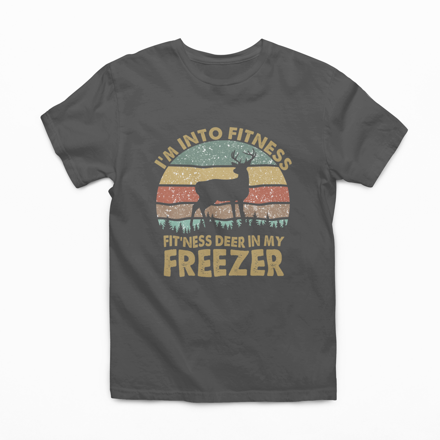 Fit'ness Deer in my Freezer Graphic Men's Tee