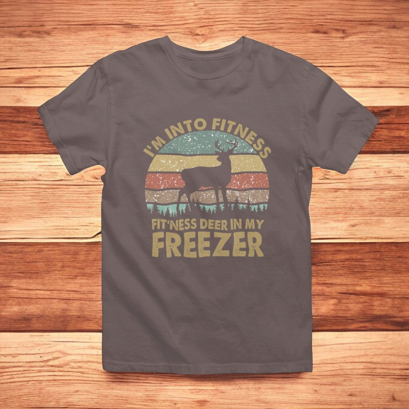 Fit'ness Deer in my Freezer Graphic Men's Tee