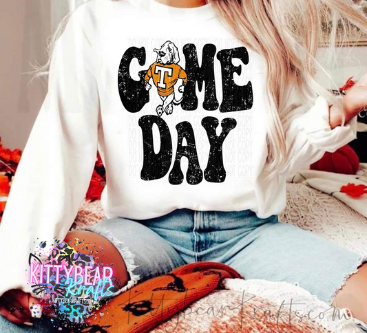 GAME DAY Tennessee Football Crewneck Sweat shirt - Kittybear Krafts