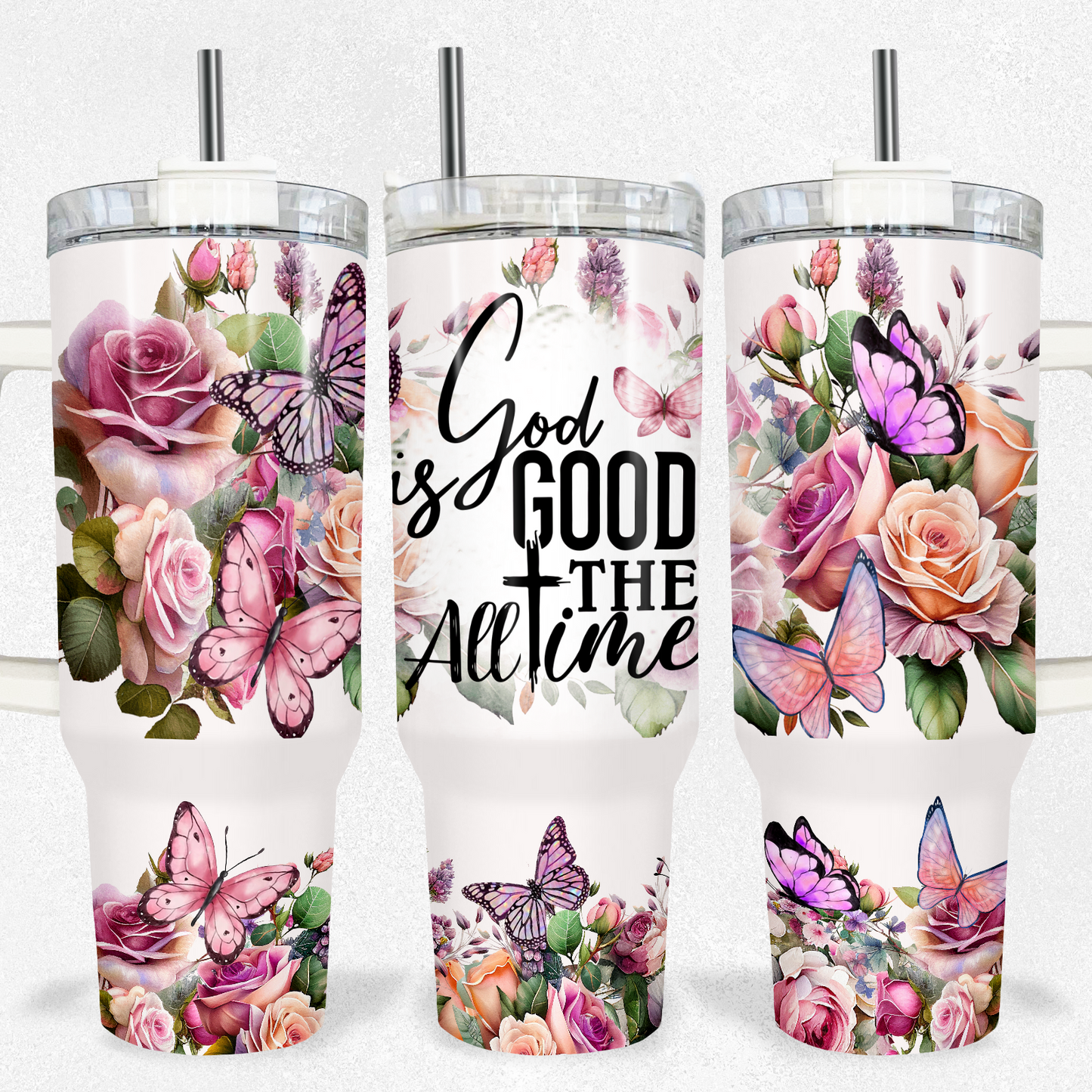 God Is Good 40oz Stainless Steel Tumbler