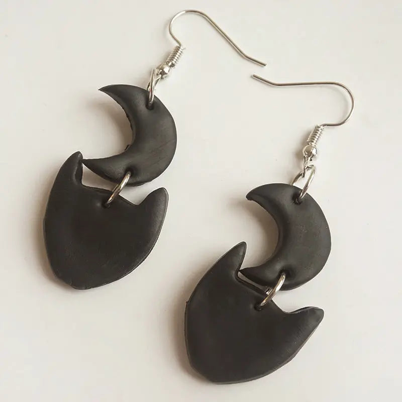 Halloween Theme Dangle Earrings - Kittybear Krafts