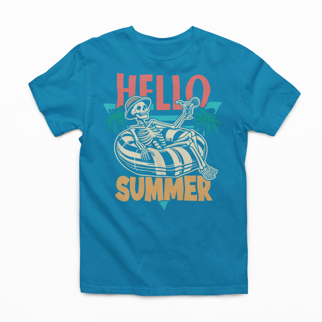 Hello Summer Graphic Men's T-shirt