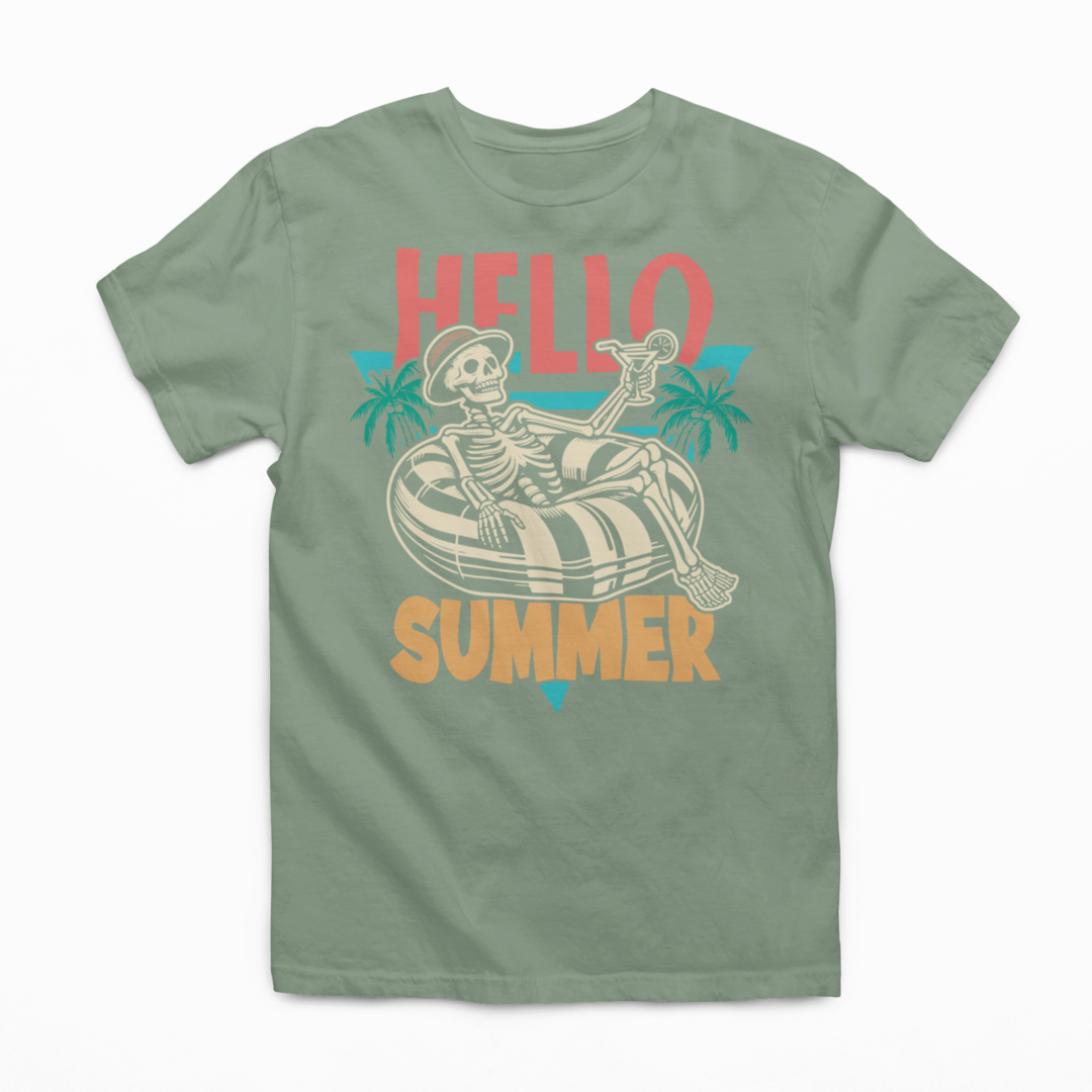 Hello Summer Graphic Men's T-shirt