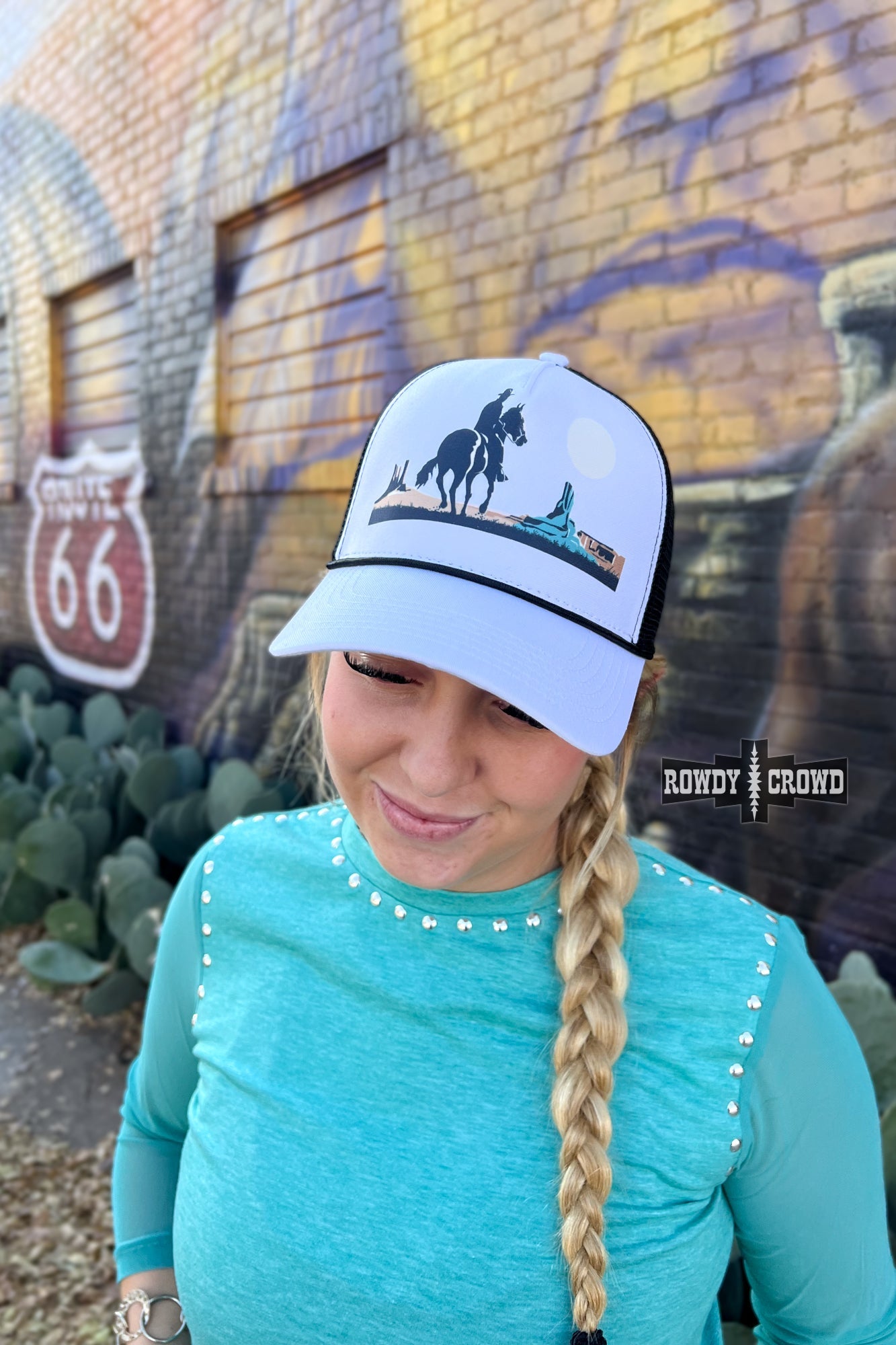 Cowgirl Up Western Snapback Hat