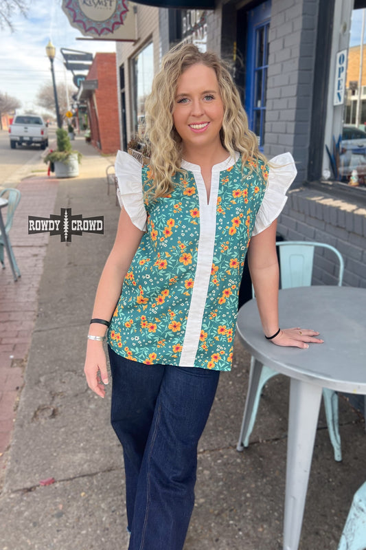 Full Bloom Western Blouse