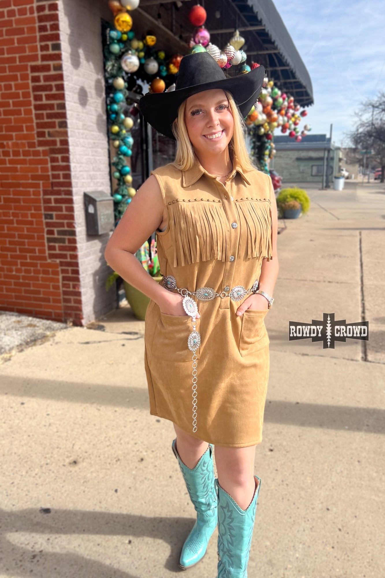 Freight Train Western Fringe Dress