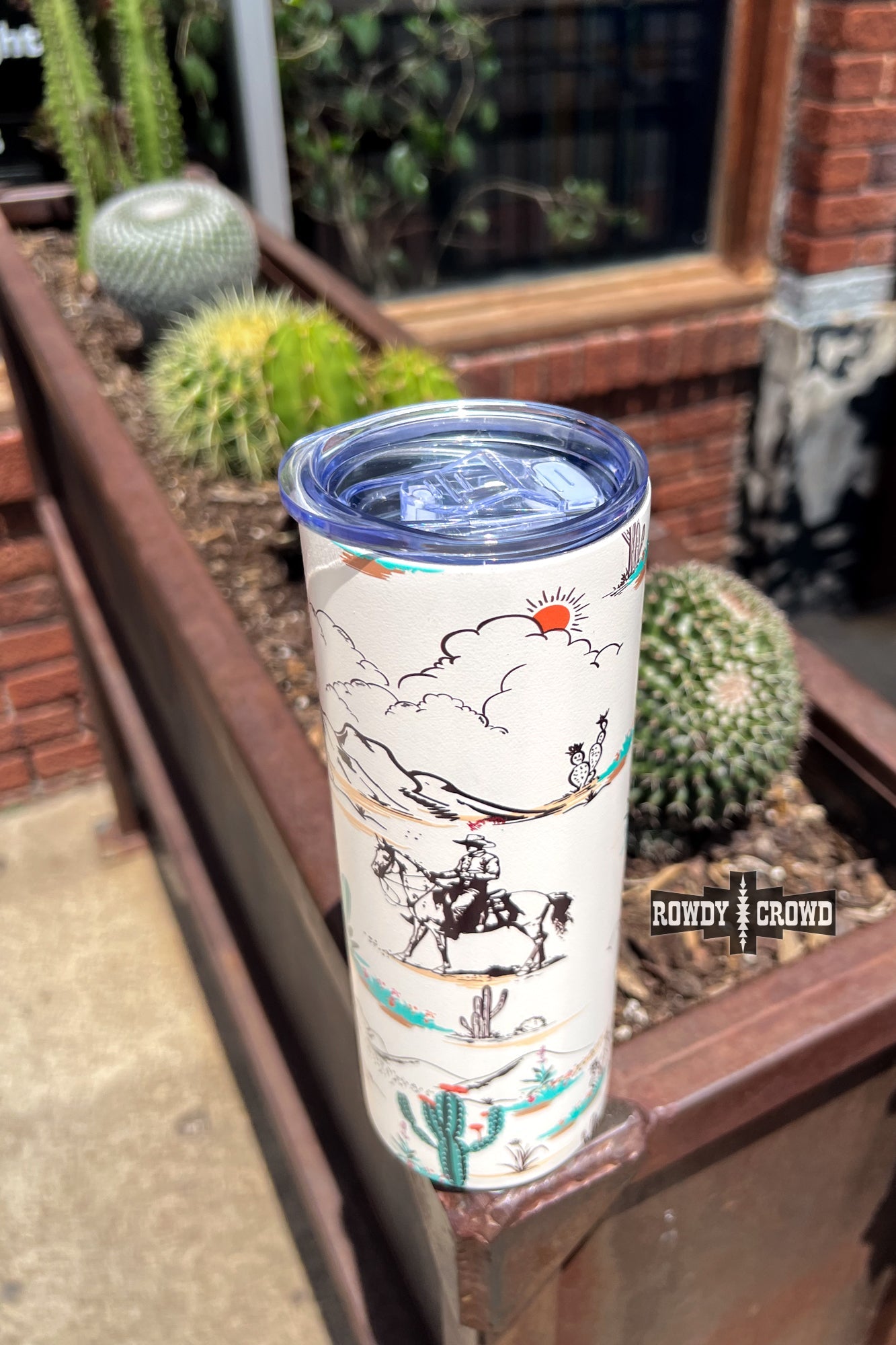 Saguaro Drifter Western Tumbler