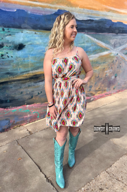 Aztec River Western Dress