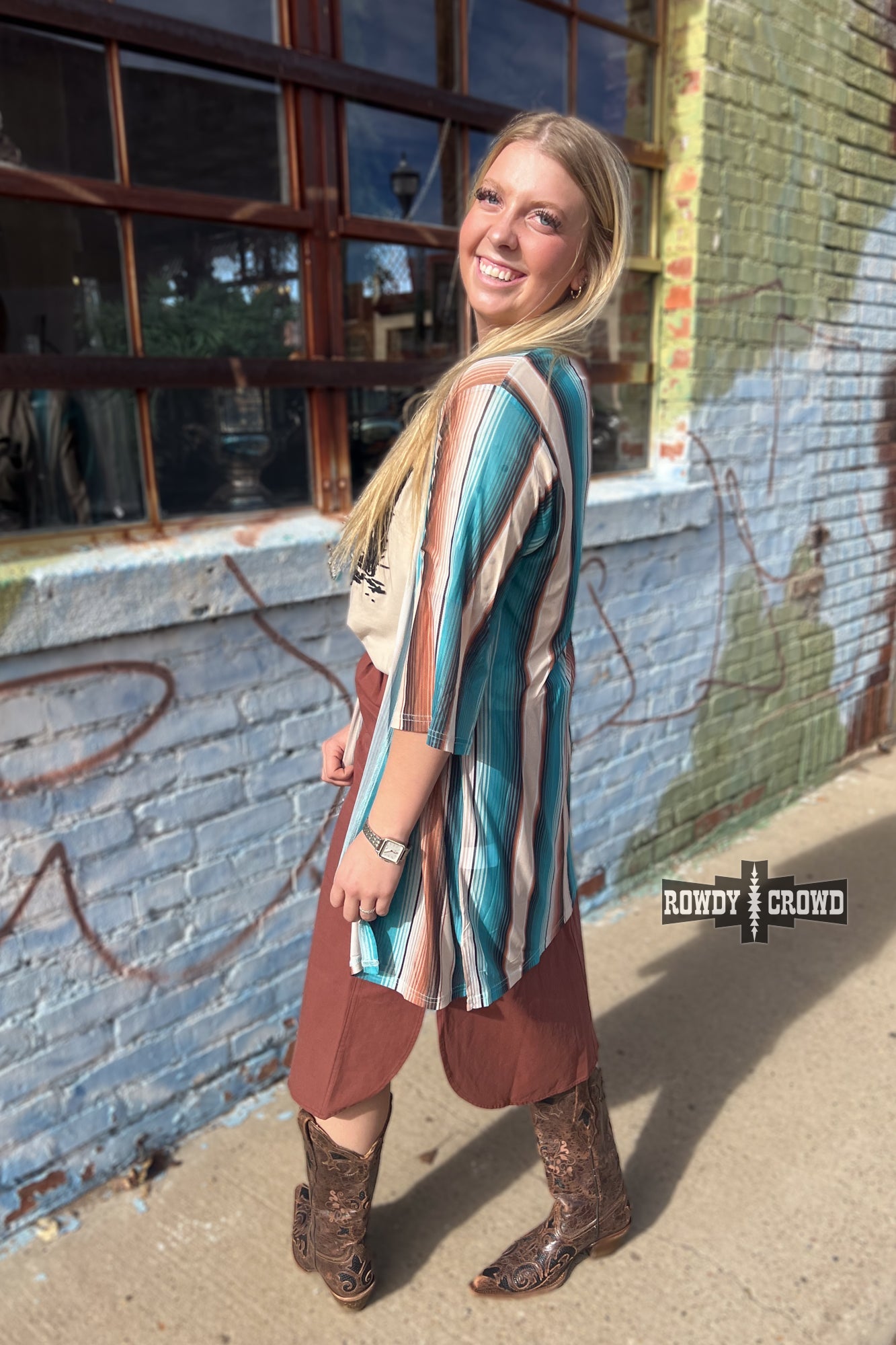 Stoney Serape Western Duster Cardigan