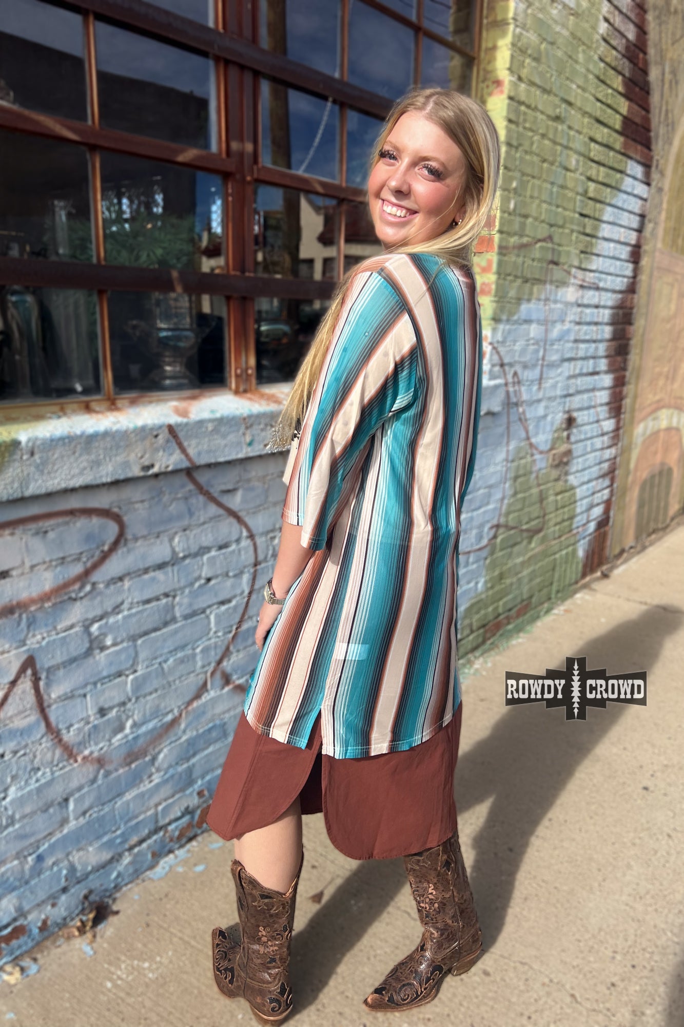 Stoney Serape Western Duster Cardigan