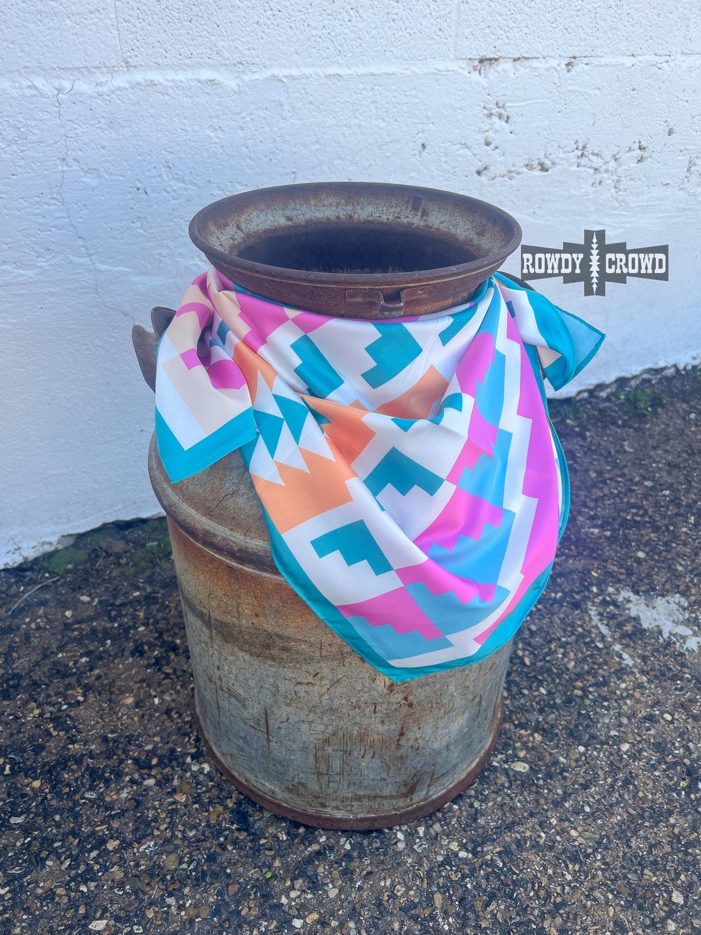 Pastel Paradise Western Wild Rag/ Scarf