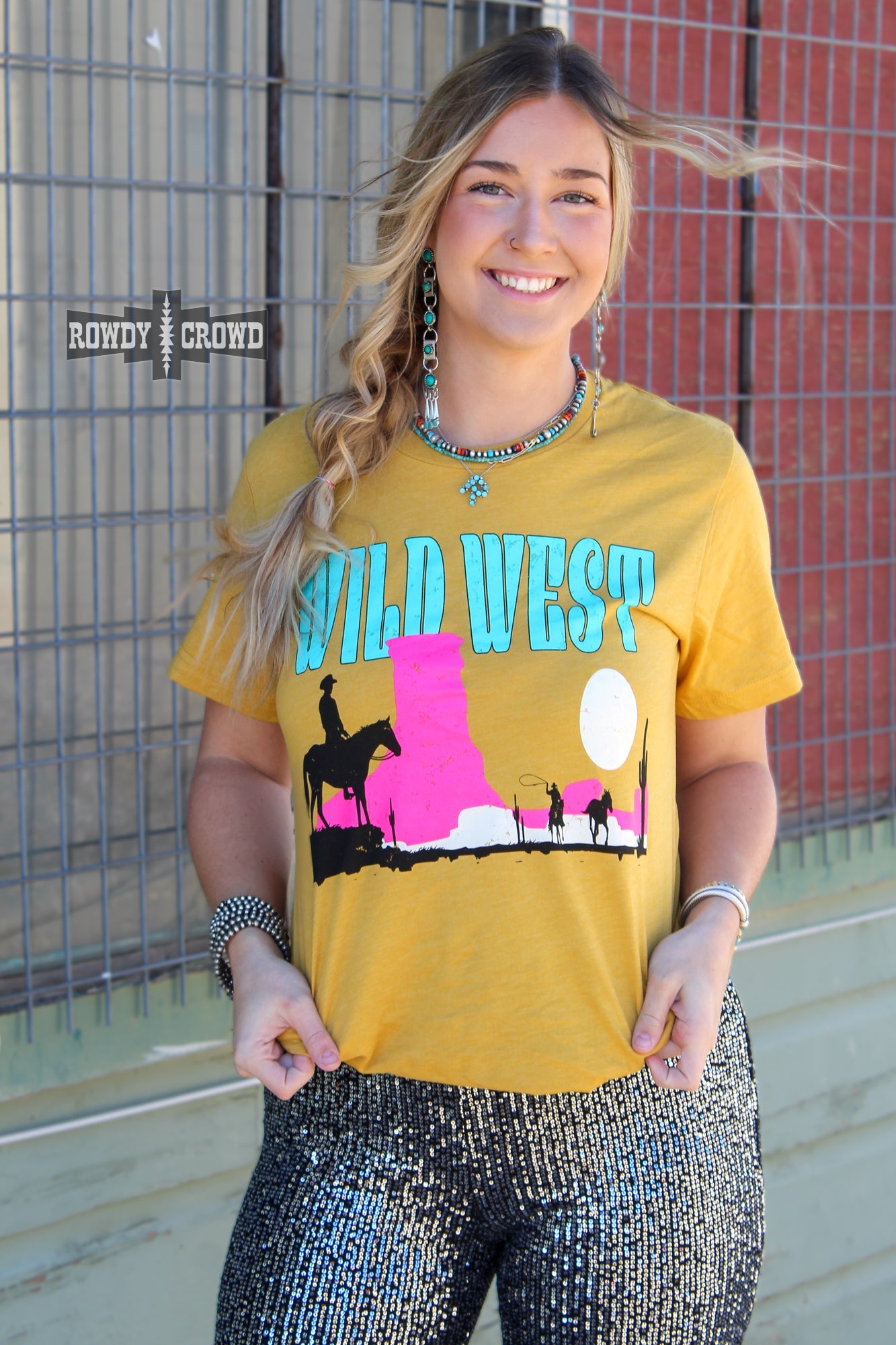 Wild West Western Graphic T-shirt