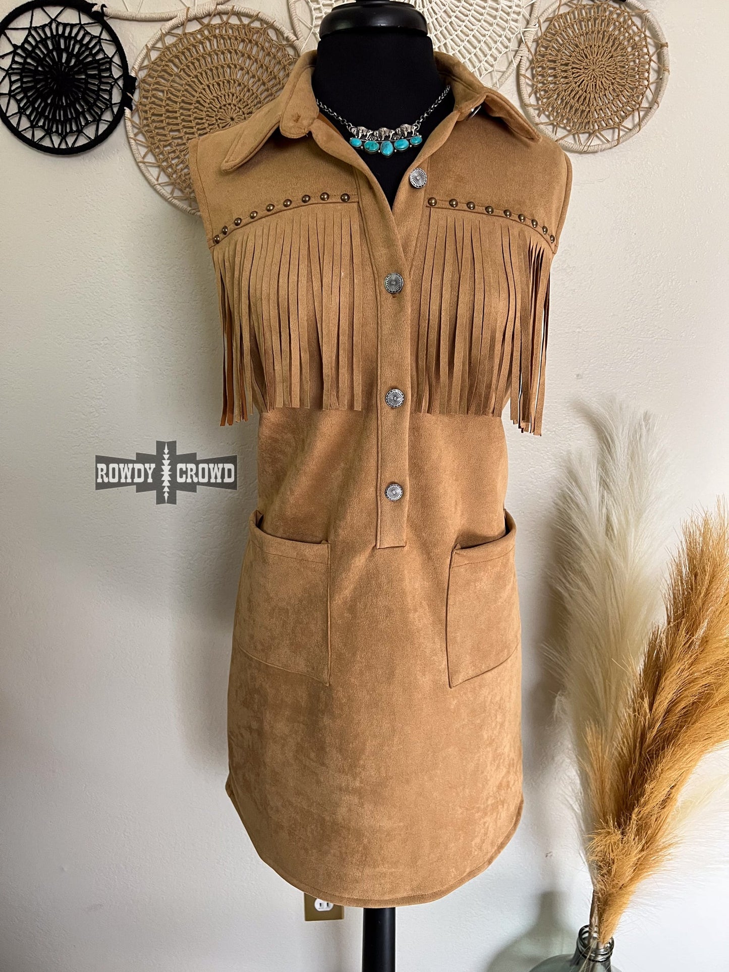 Freight Train Western Fringe Dress