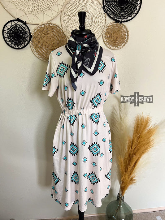 Bohemian Queen Aztec Western Dress