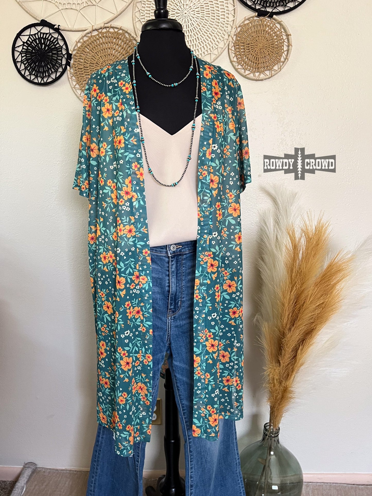 Dream Blossom Western Duster Cardigan