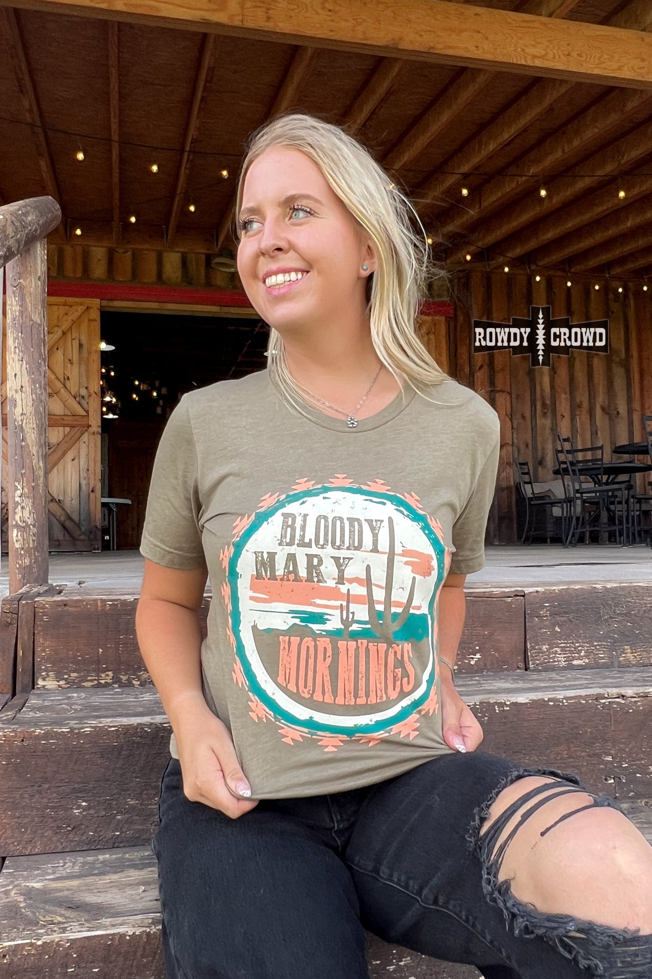 Bloody Mary Mornings Western T-shirt