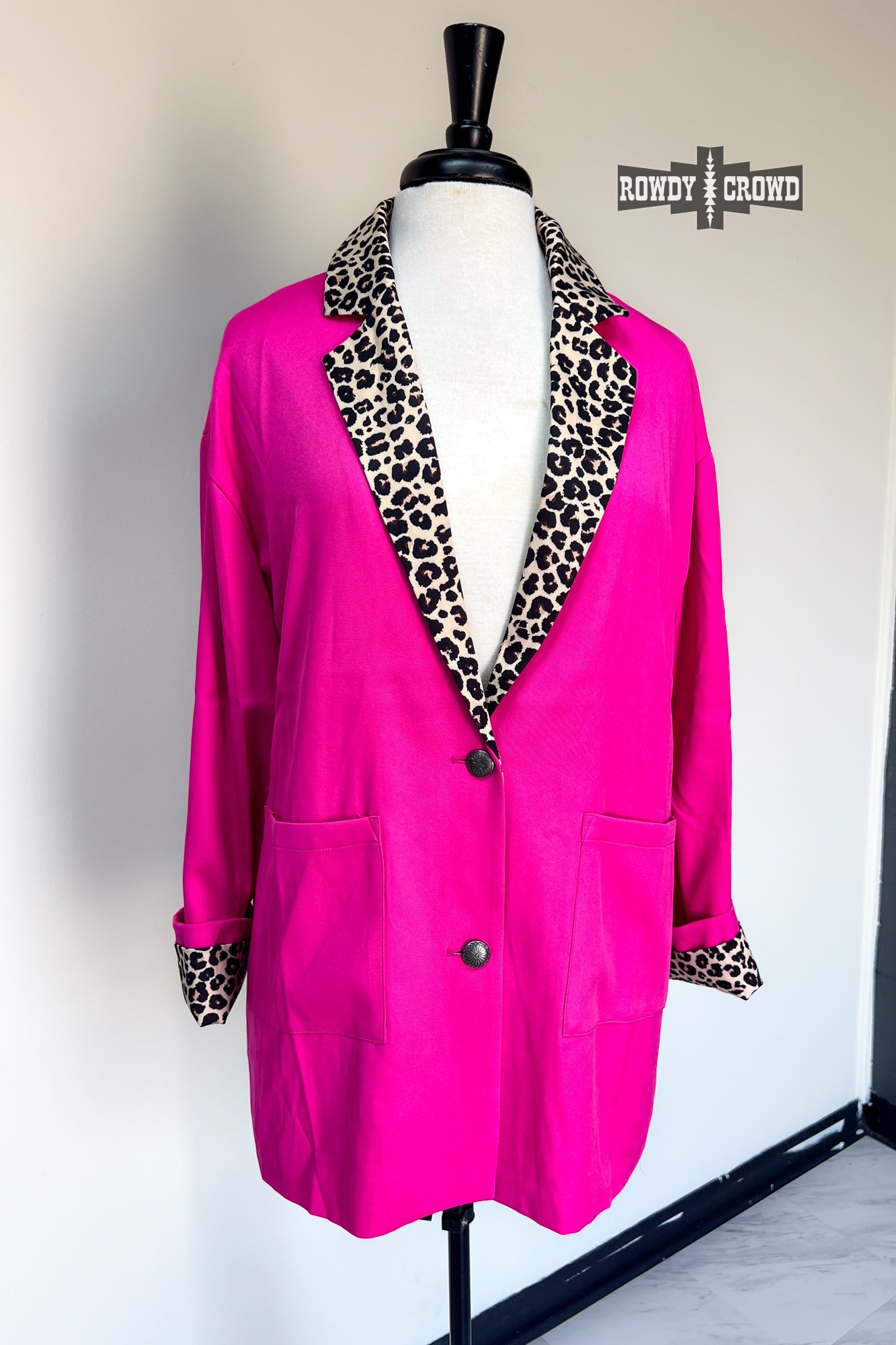 Pink Lady Fushia Pink Blazer