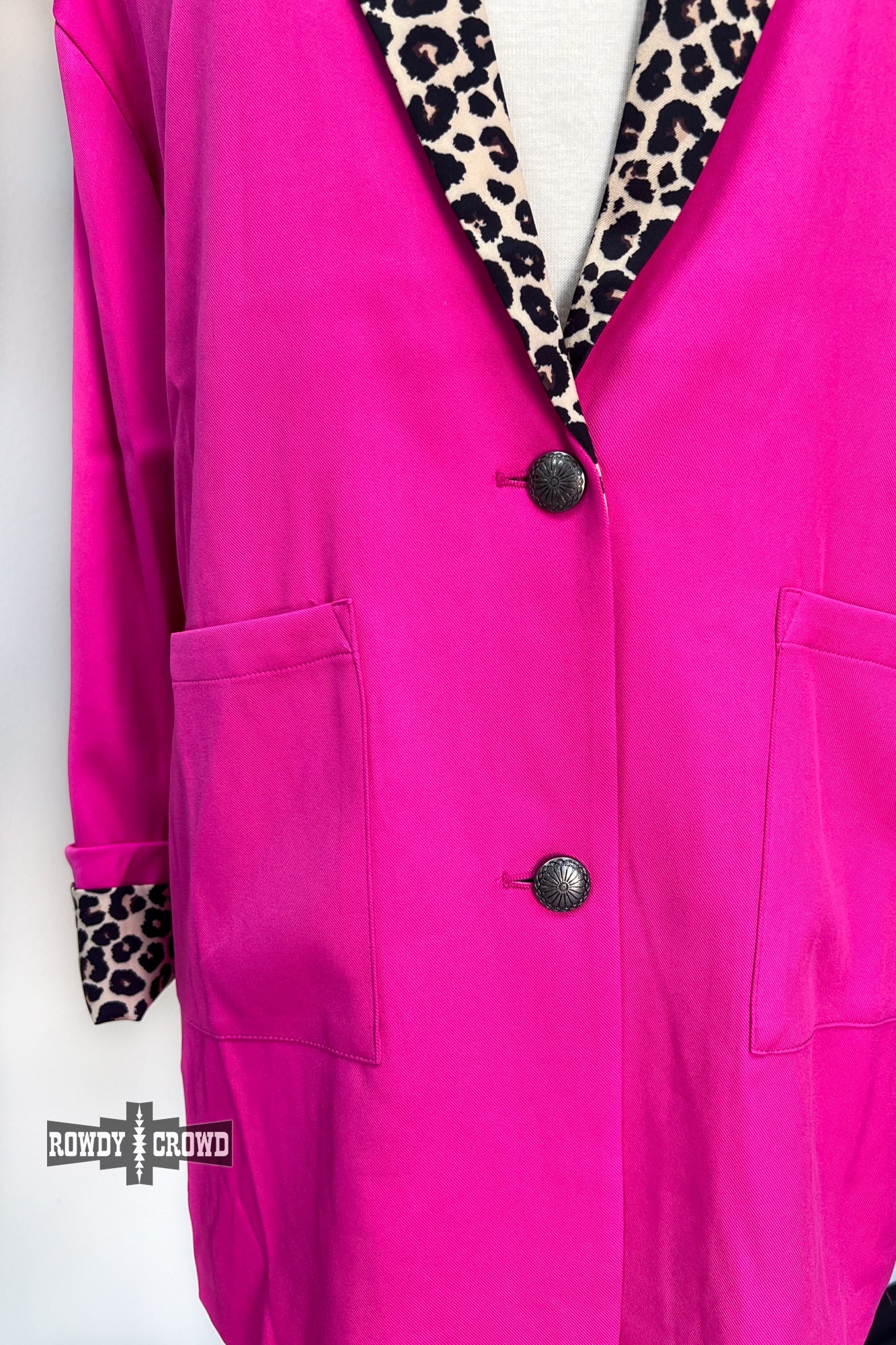 Pink Lady Fushia Pink Blazer