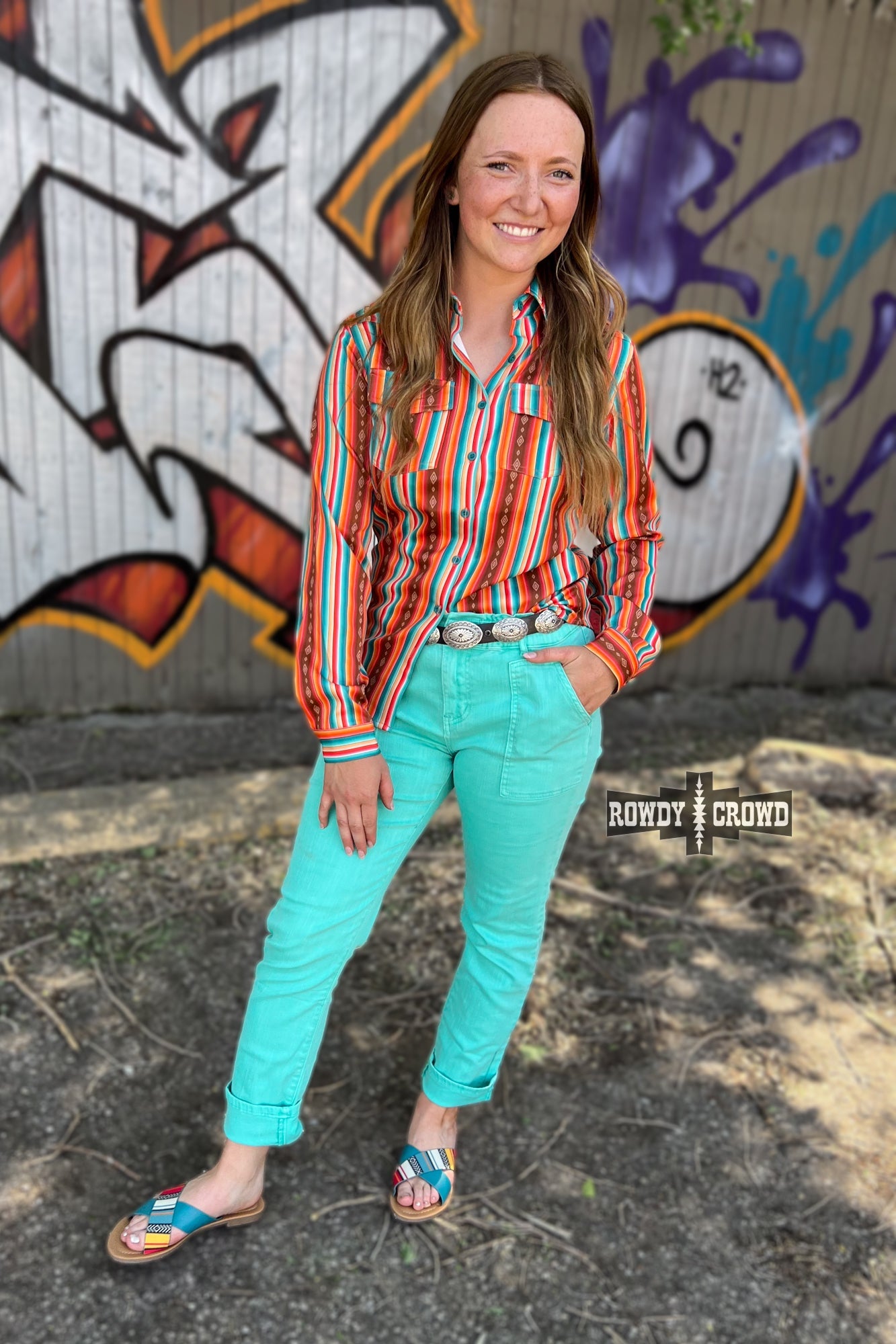 Turquoise Creek Western Pants