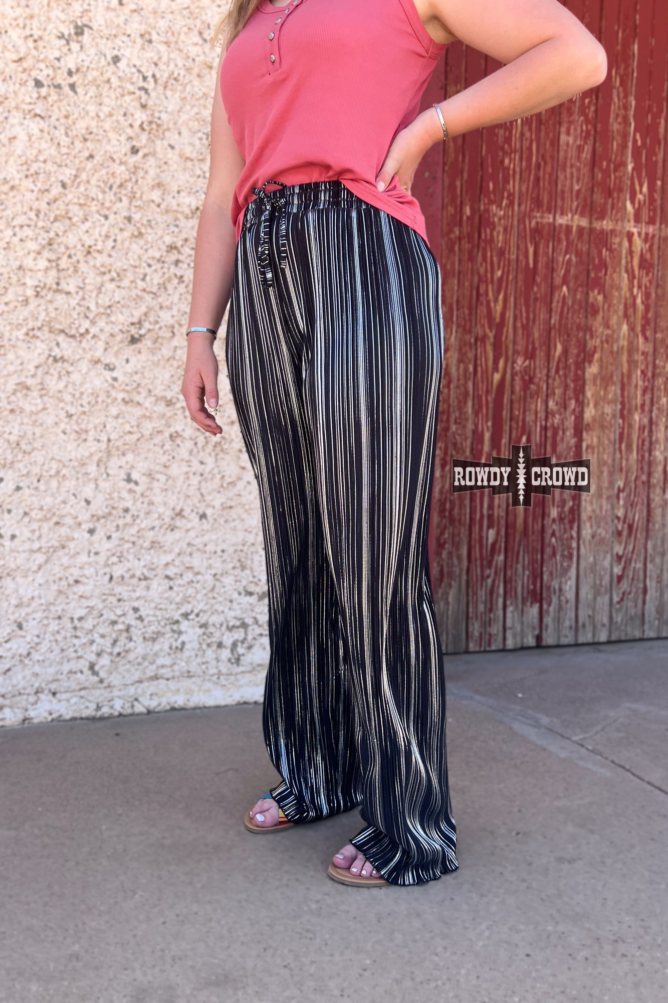 Western Ruffled Cup Pants