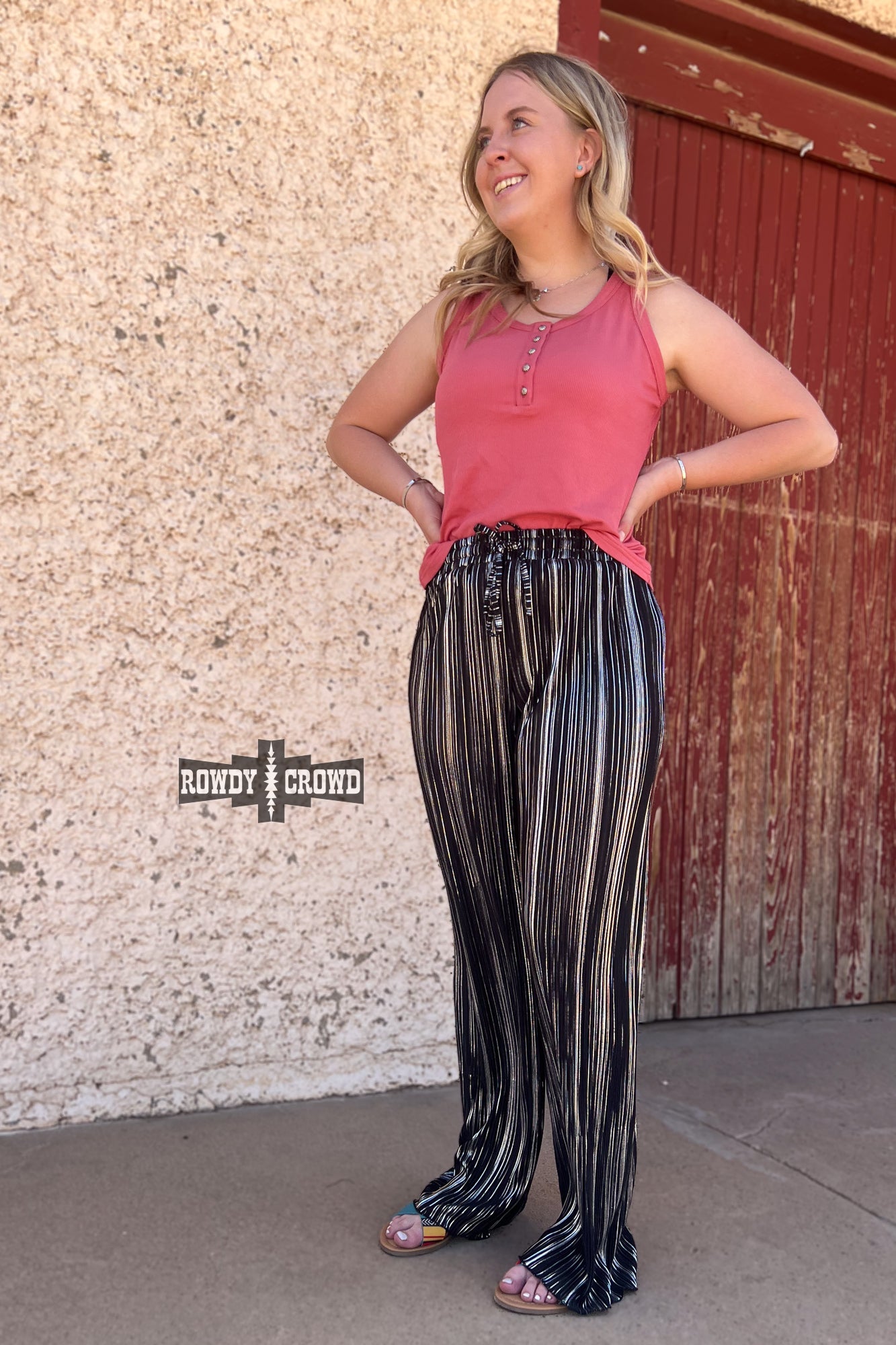 Western Ruffled Cup Pants