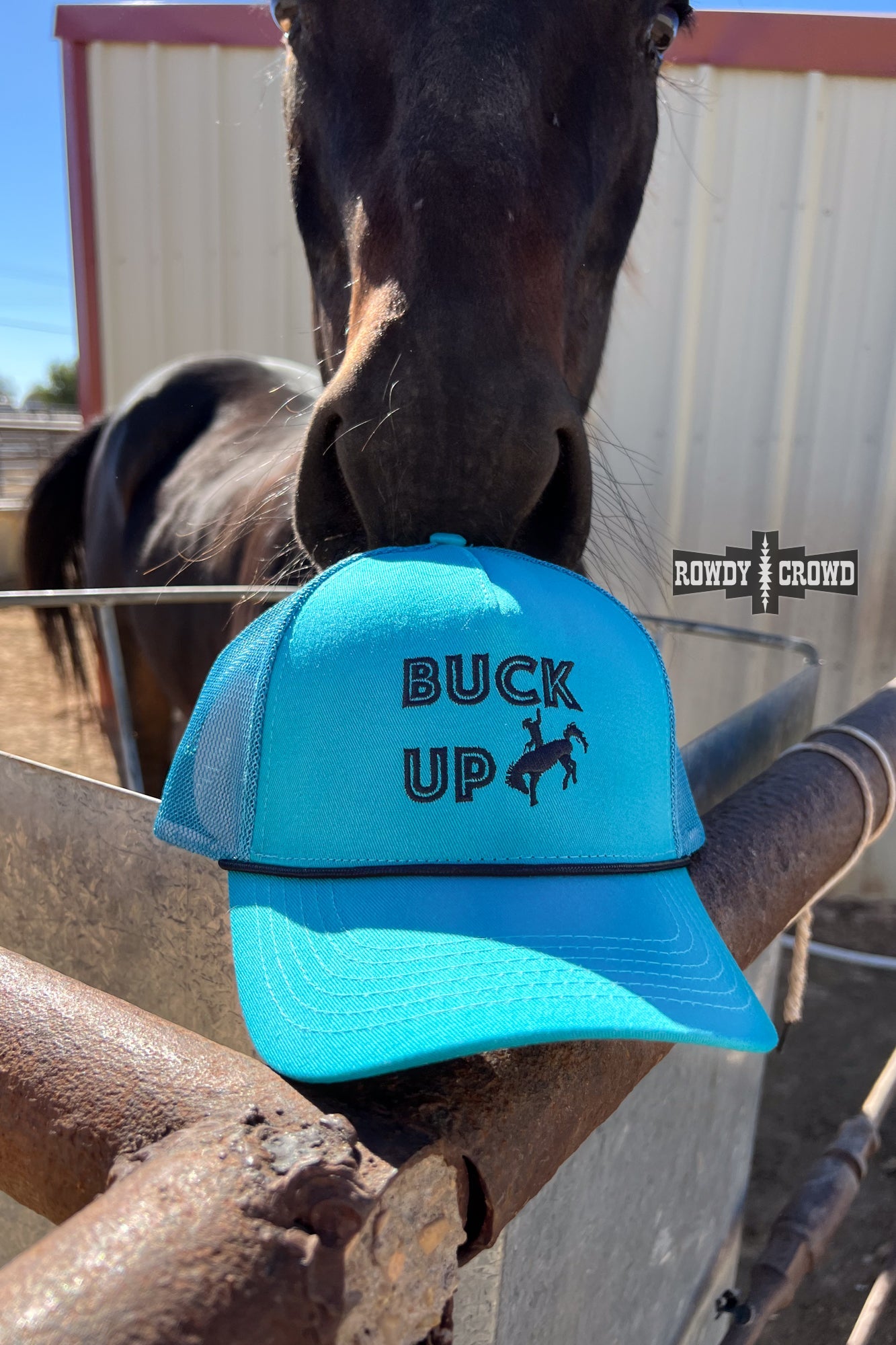 Buck Up Western Rodeo Snapback Hat