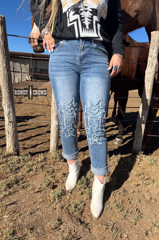 Annie Aztec Western Jeans