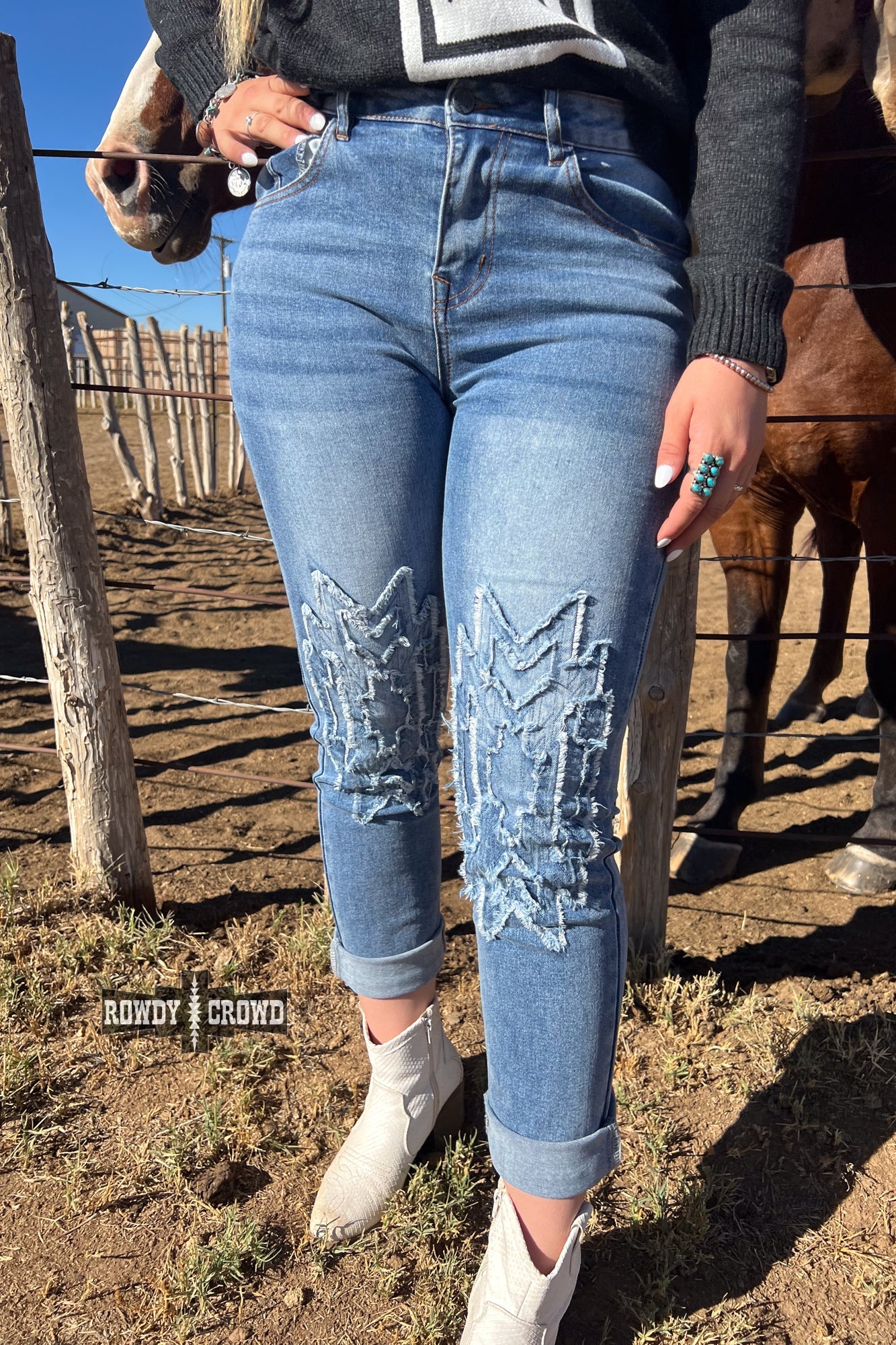 Annie Aztec Western Jeans