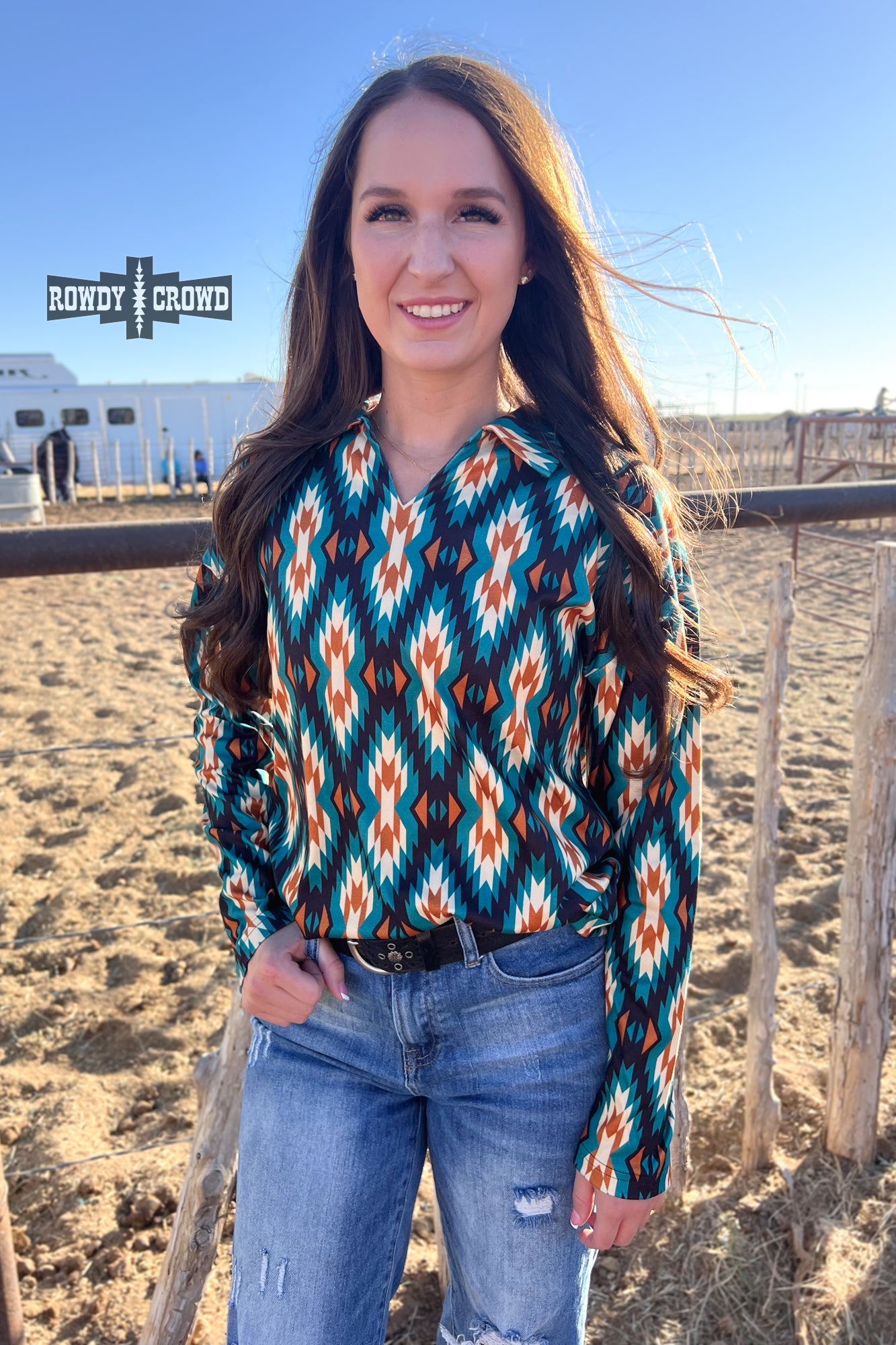 Aztec Valley Western Top