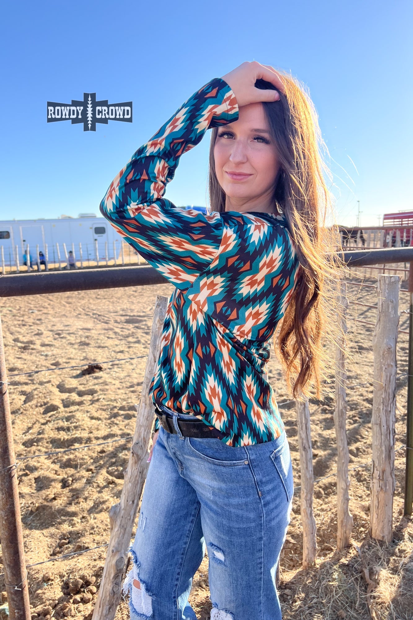 Aztec Valley Western Top