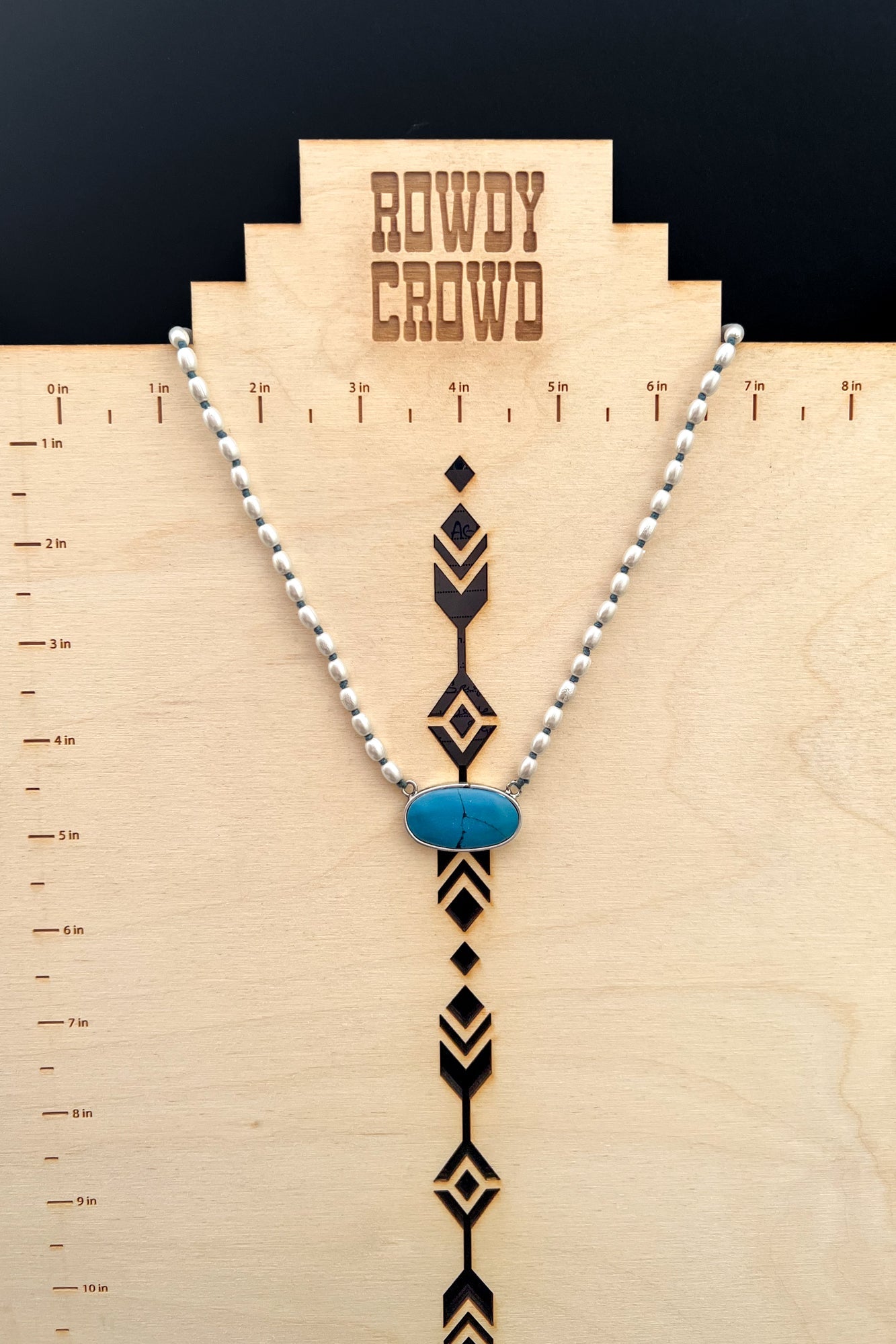 Ponca Pearl Western Turquoise Necklace