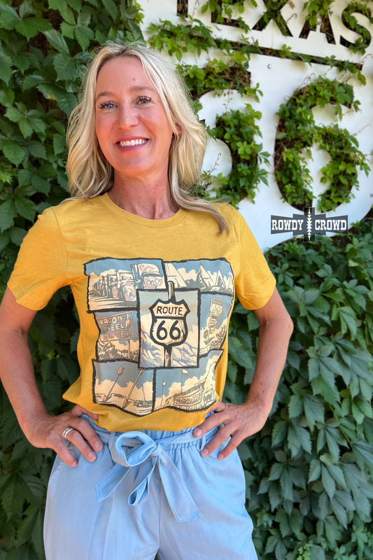 Route 66 Western Graphic T-shirt