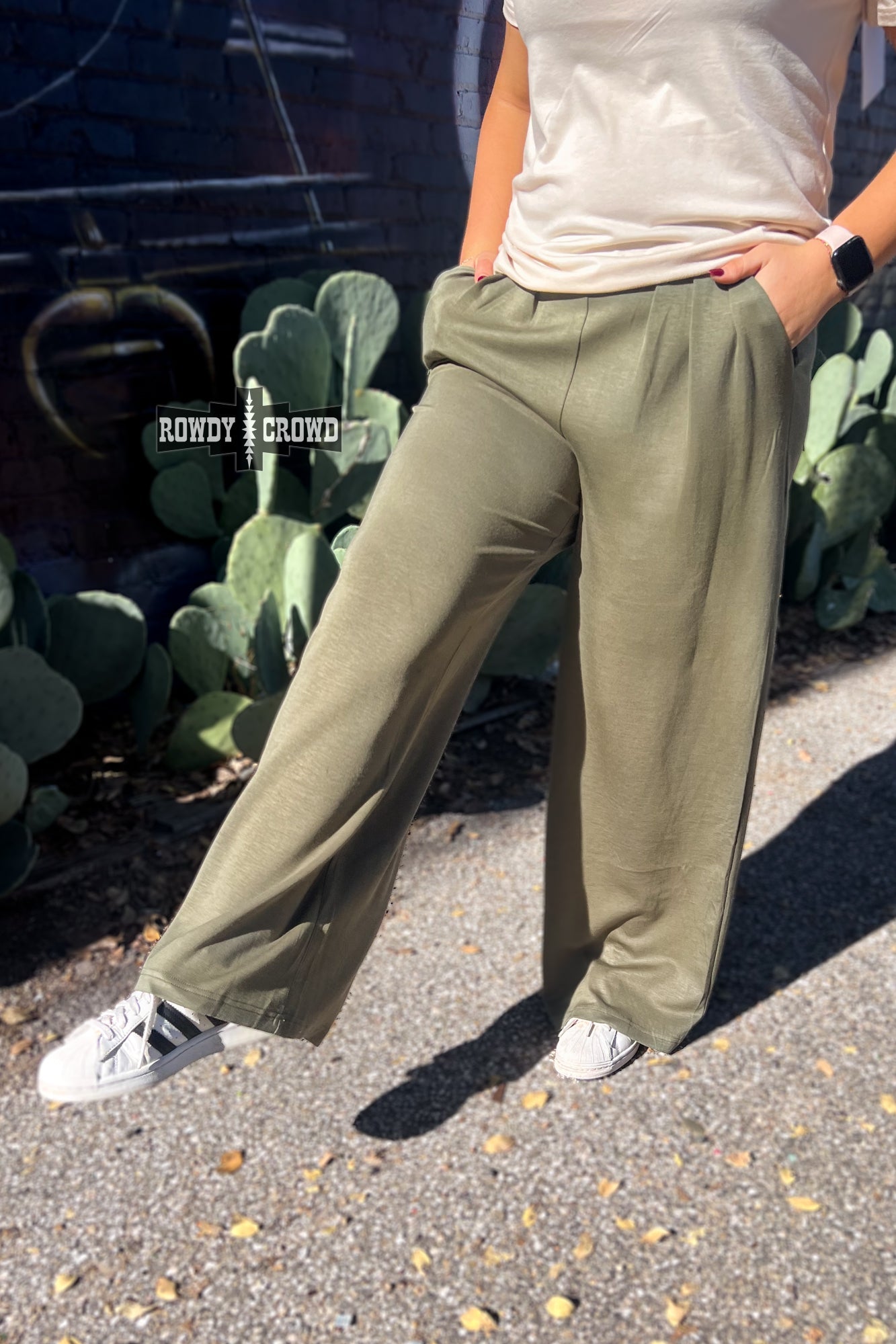 Texline Olive Western Trousers Pants