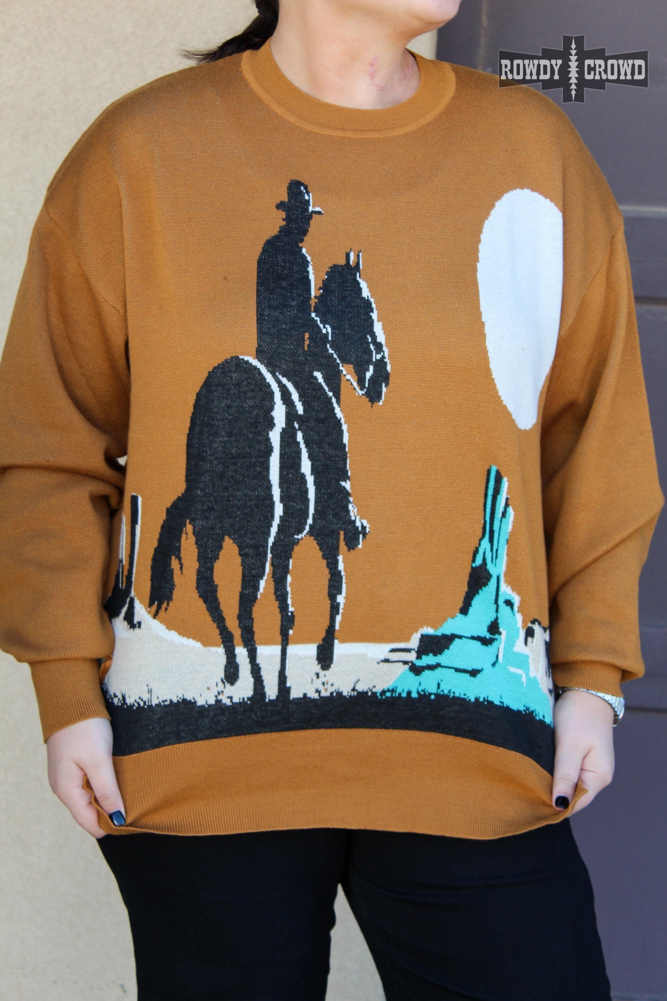 Stockman Western Cowboy Fringe Sweatshirt