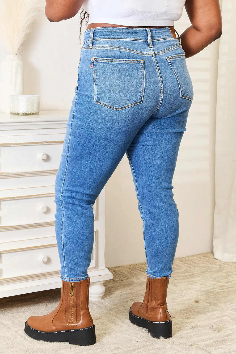 Judy Blue Full Size High Waist Skinny Jeans - Kittybear Krafts