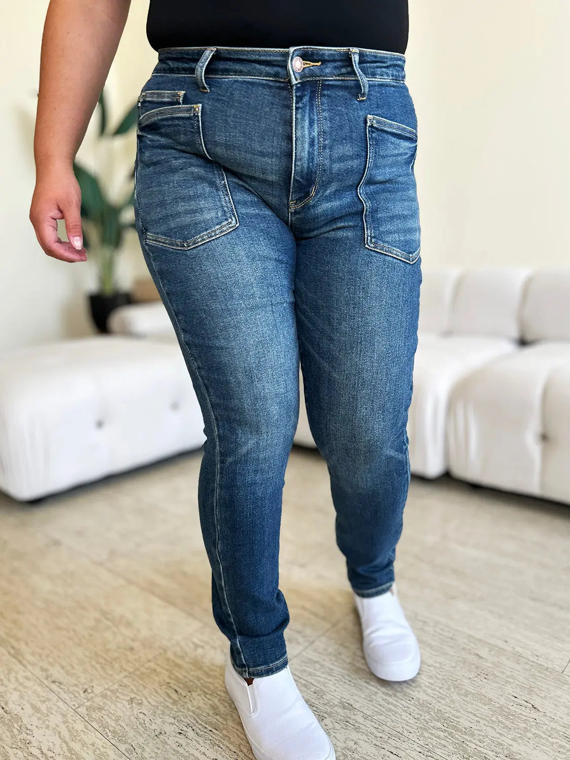 Judy Blue Full Size High Waist Skinny Jeans - Kittybear Krafts