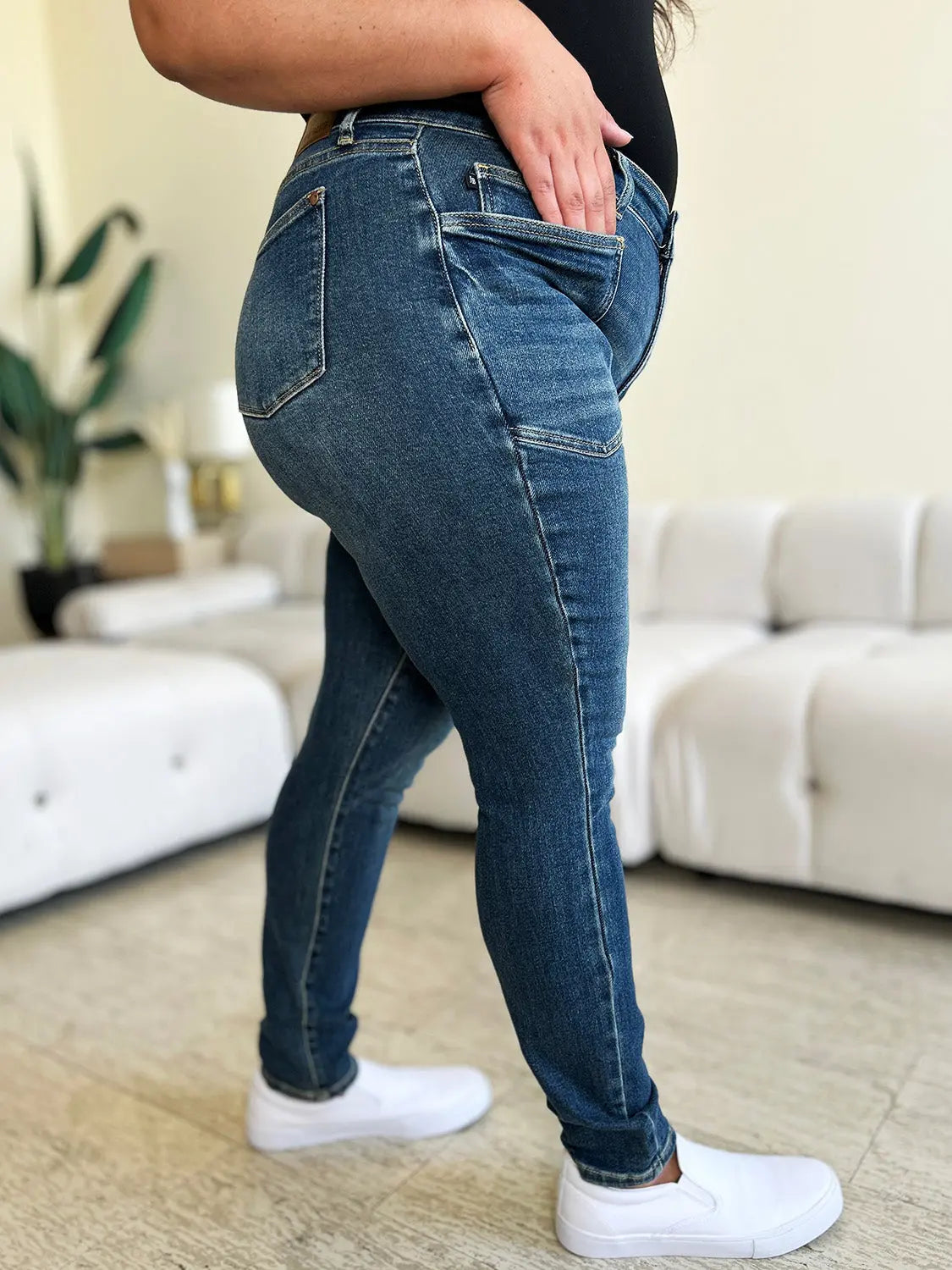 Judy Blue Full Size High Waist Skinny Jeans - Kittybear Krafts