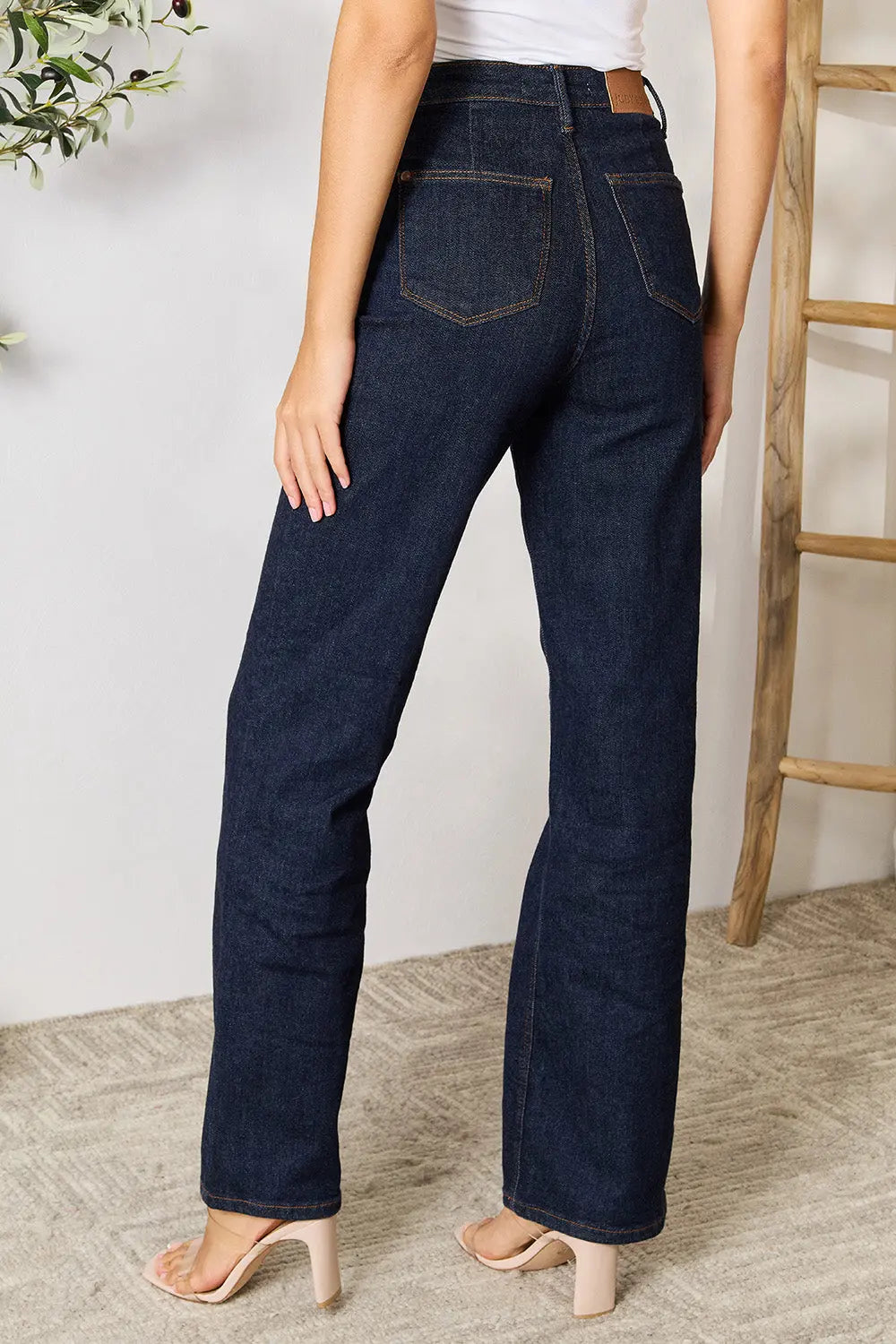 Judy Blue Full Size High Waist Wide Leg Jeans - Kittybear Krafts