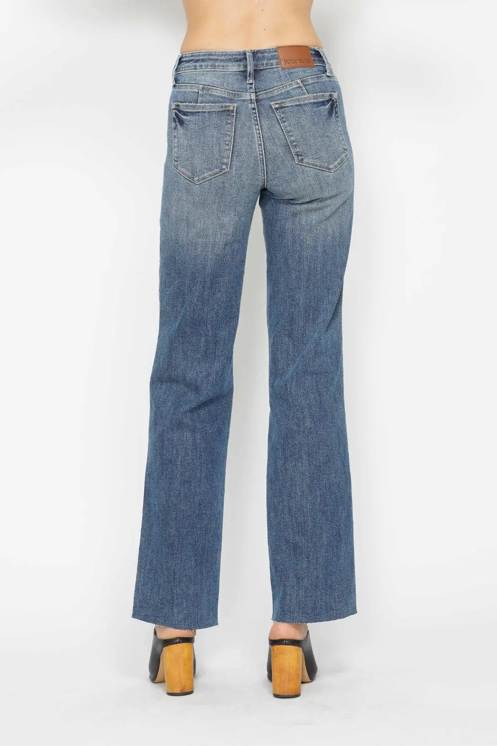 Judy Blue Full Size Tummy Control Straight Jeans - Kittybear Krafts