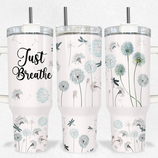 Just Breathe 40oz Tumbler