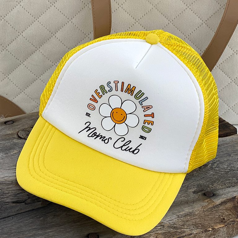 Overstimulated Moms Club Foam Trucker Hat