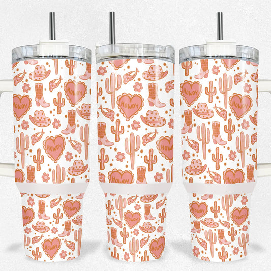 Western Valentine 40oz Tumbler